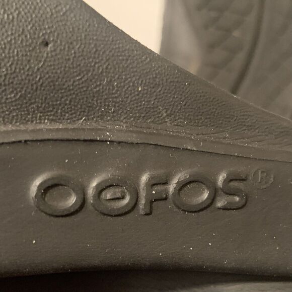 Oofos OOahh Recovery Slides Men’s 5/Women's 7 EU 38 Black Light Weight Unisex - Picture 5 of 6